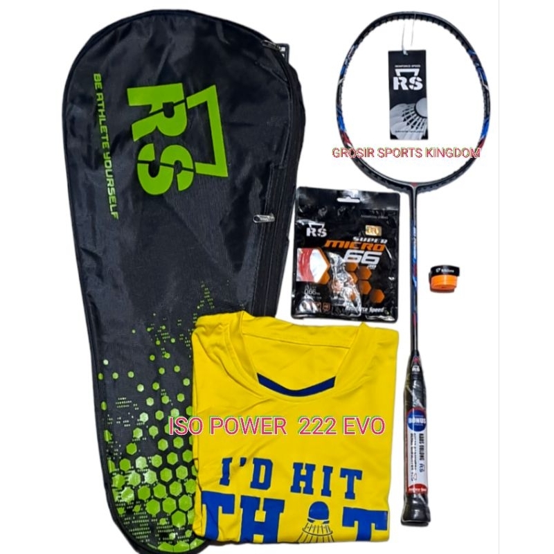 RAKET BADMINTON RS ISO POWER 222 EVO ORIGINAL