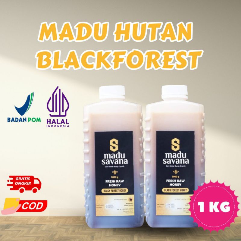 

Madu Hitam Murni Hutan Super 1 kg Madu Savana