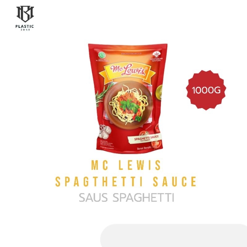 

MC LEWIS SAUS SPAGHETTI - 1KG /SAUCE SPAGHETTI BOLOGNESE