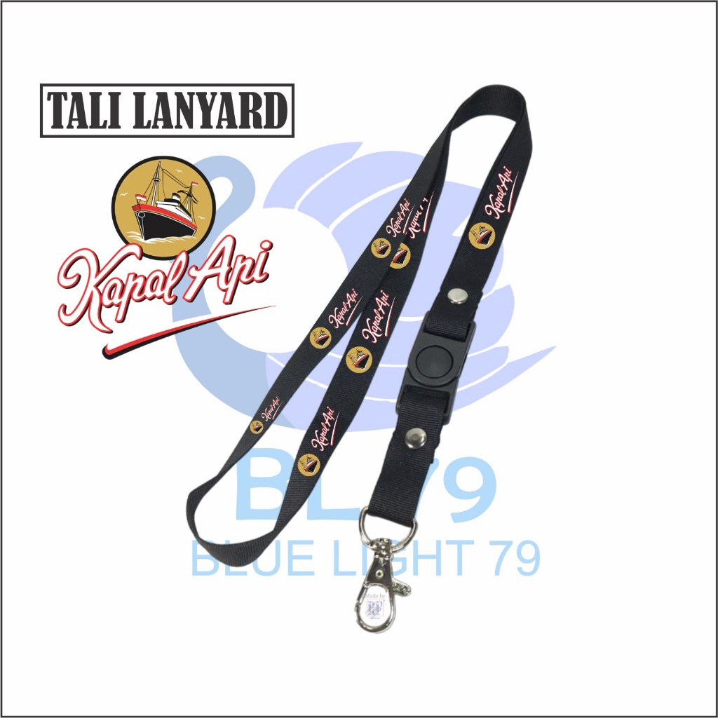 TALI LANYARD KAPAL API - TALI ID CARD GANTUNGAN KUNCI PT KAPAL API | KOPI INDONESIA GANTUNGAN FLASHD