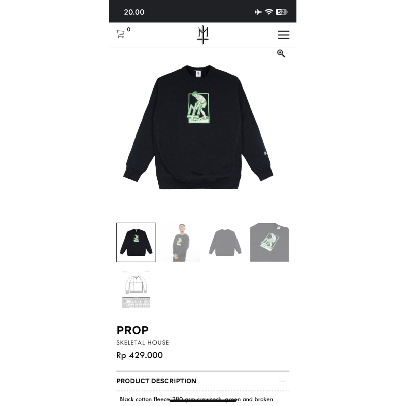 Crewneck Maternal disaster “PROP”