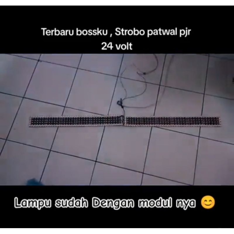 STROBO PJR RGB 12V / 24V / 60cm Kanan Kiri