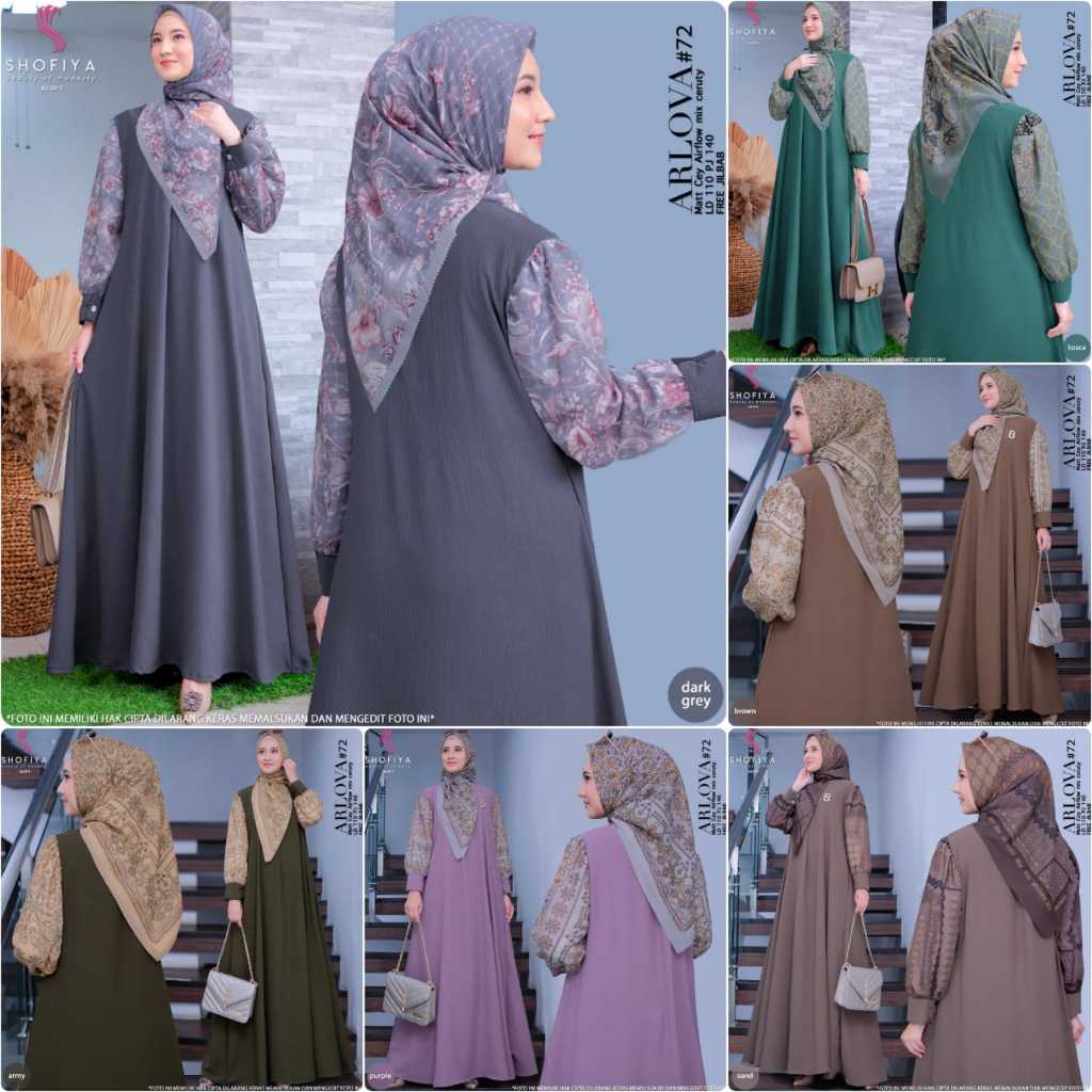[SHOFIYA] ARLOVA #72 DRESS WANITA
