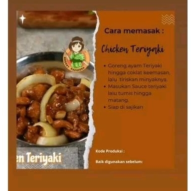 

Chicken teriyaki ayam teriyaki | frozen food | kasimura