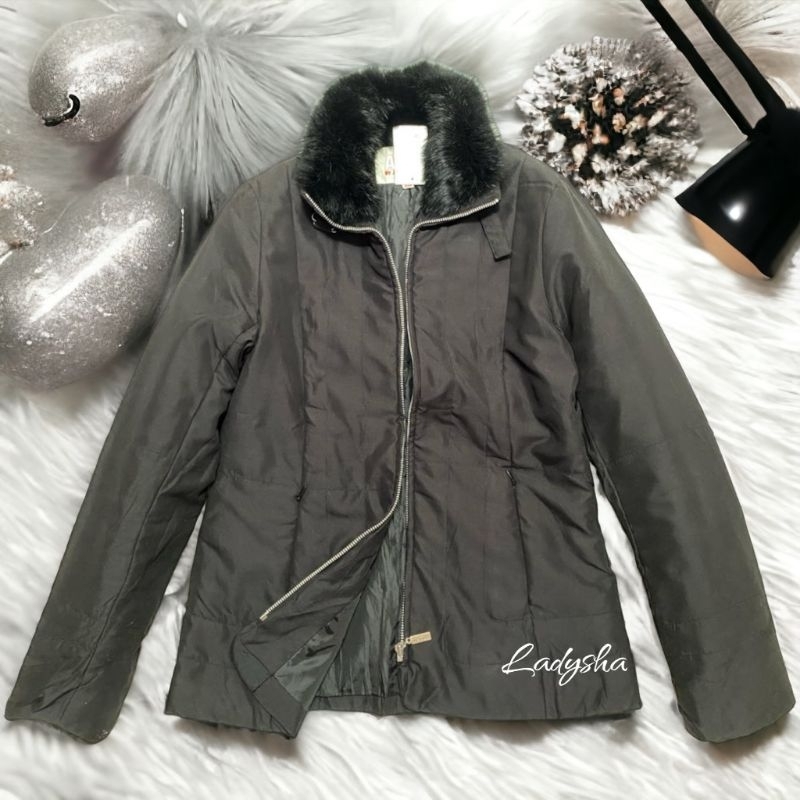 AWAW BY JUNKO SHIMADA Jacket&Coat Winter Bulu Mantel Musim Dingin