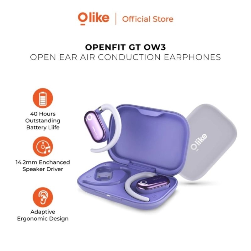 OLIKE Earbuds Earphone Sport Wireless Bluetooth OW3
