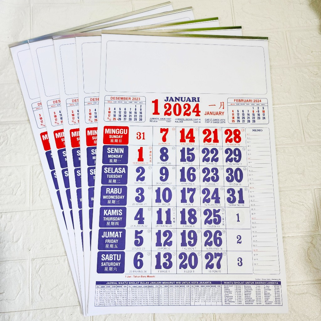 

KALENDER KERJA KECIL 32x48 ADA TULISAN CHINA TAHUN 2024