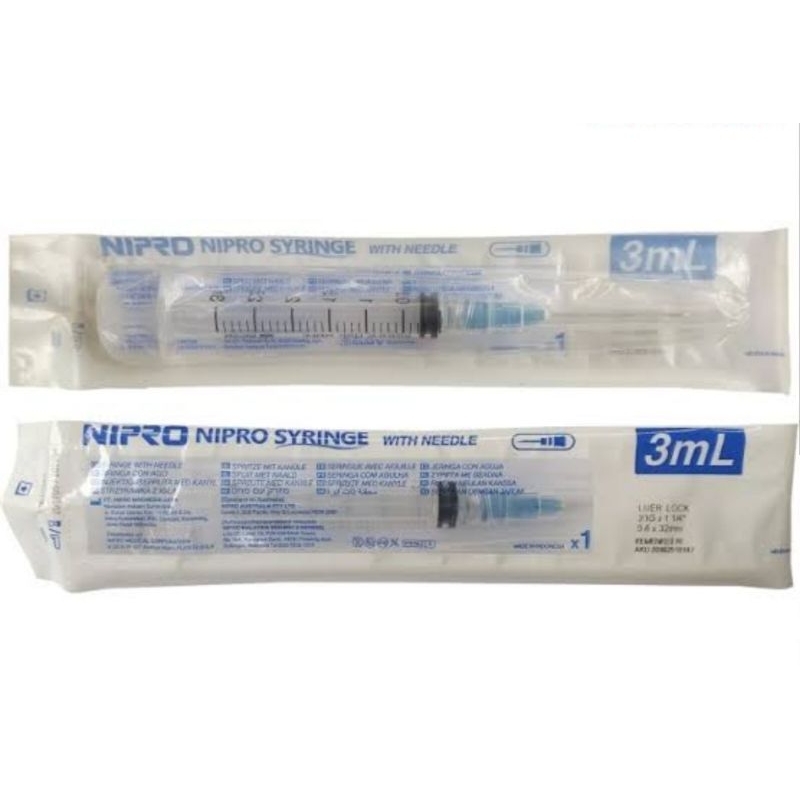 Nipro Syringe 3cc/ml