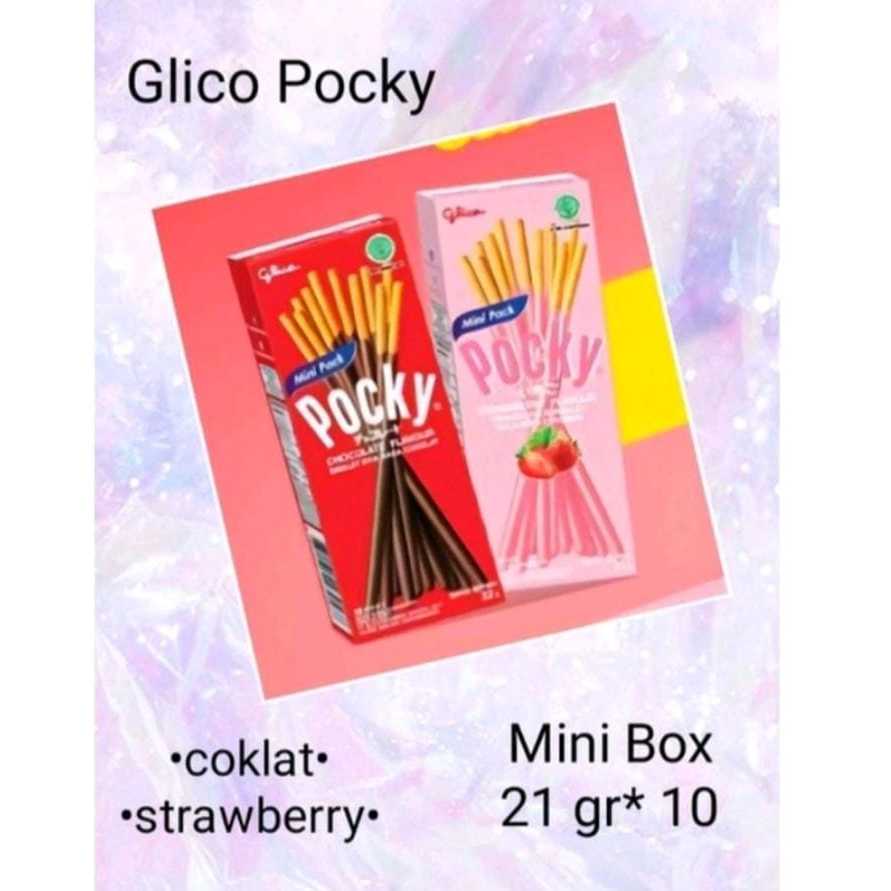 

Glico Pocky Mini Half Size Chocolate / Strawbery 22 gr Stick