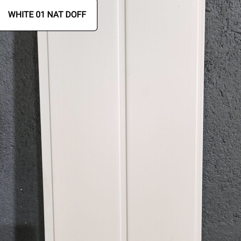 PLAFON PVC putih doff nat