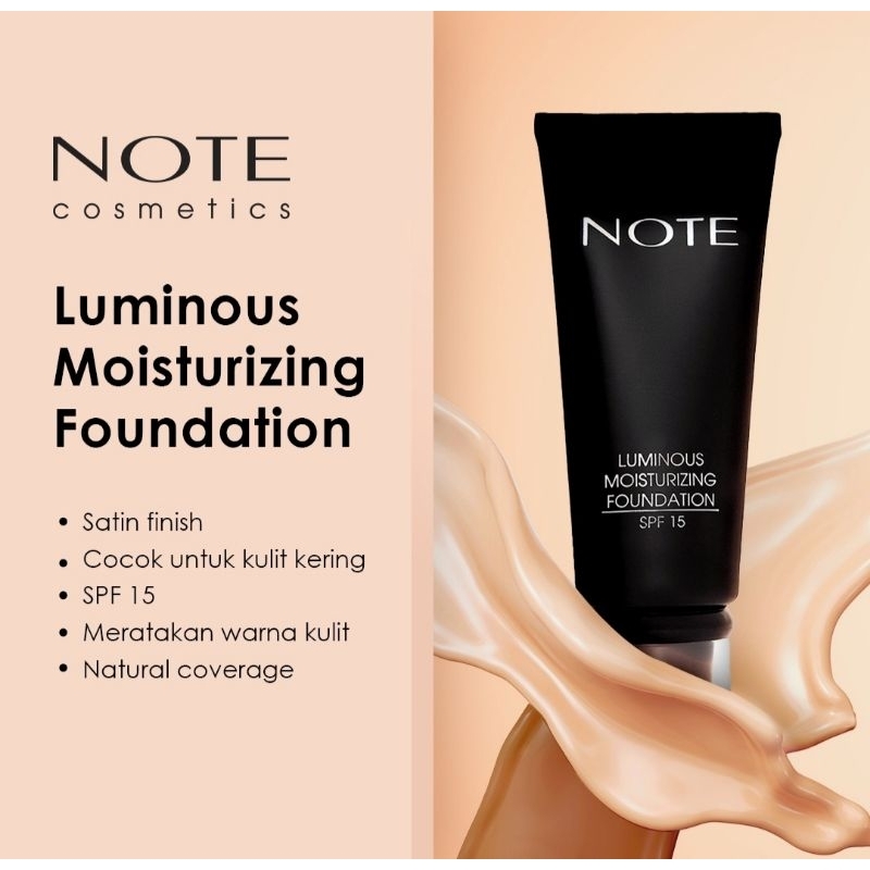 NOTE COSMETICS Luminous Moisturizing Foundation
