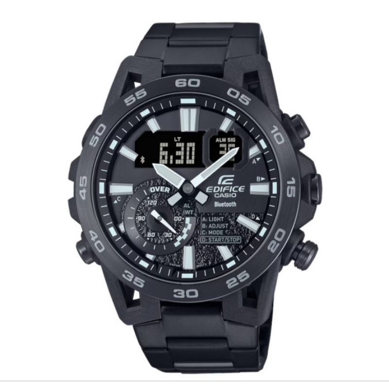 CASIO EDIFICE ECB-40BK-1ADF Jam Tangan Pria Bluetooth Original Garansi 2 Tahun
