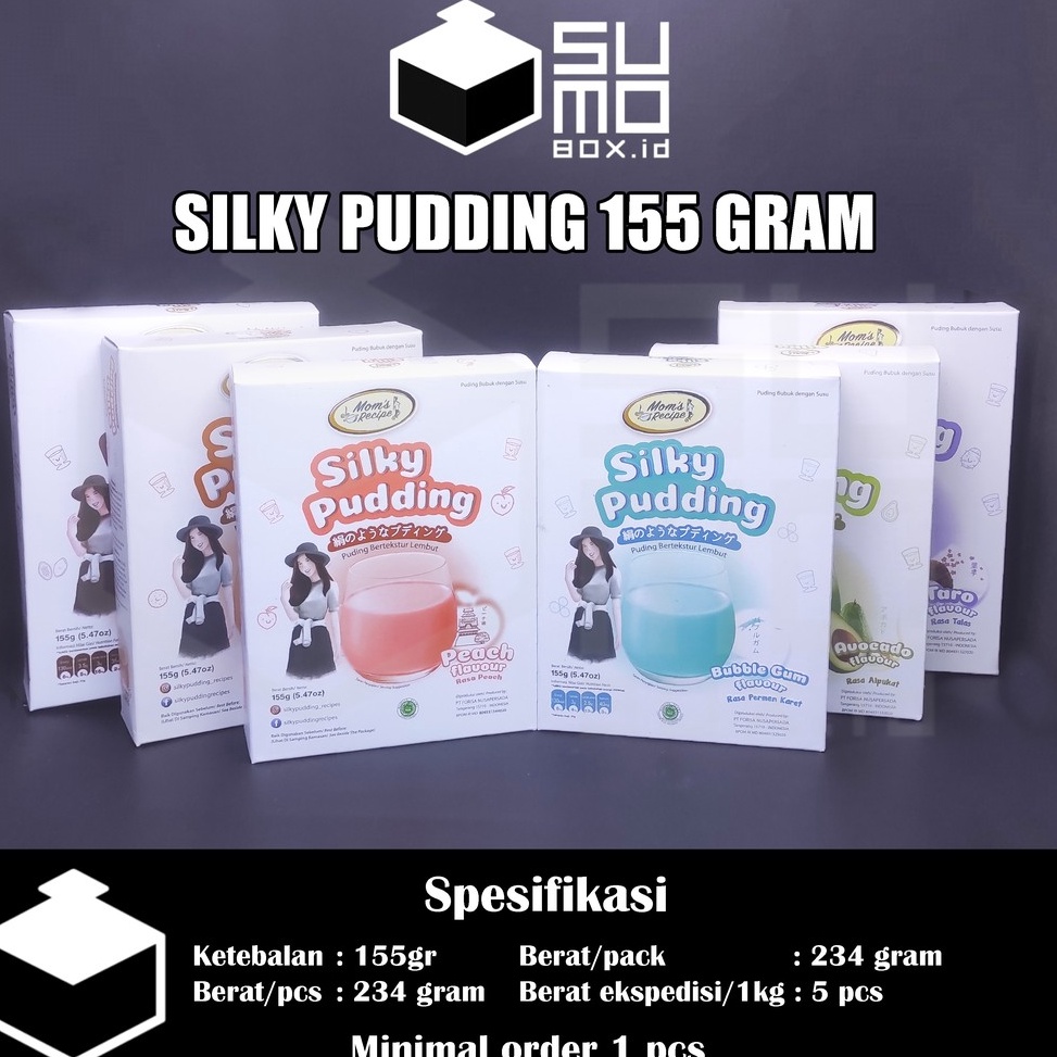 

[♘I9&] Silky pudding forisa 155gram Mom's Recipe Puyo puding susu Diskon