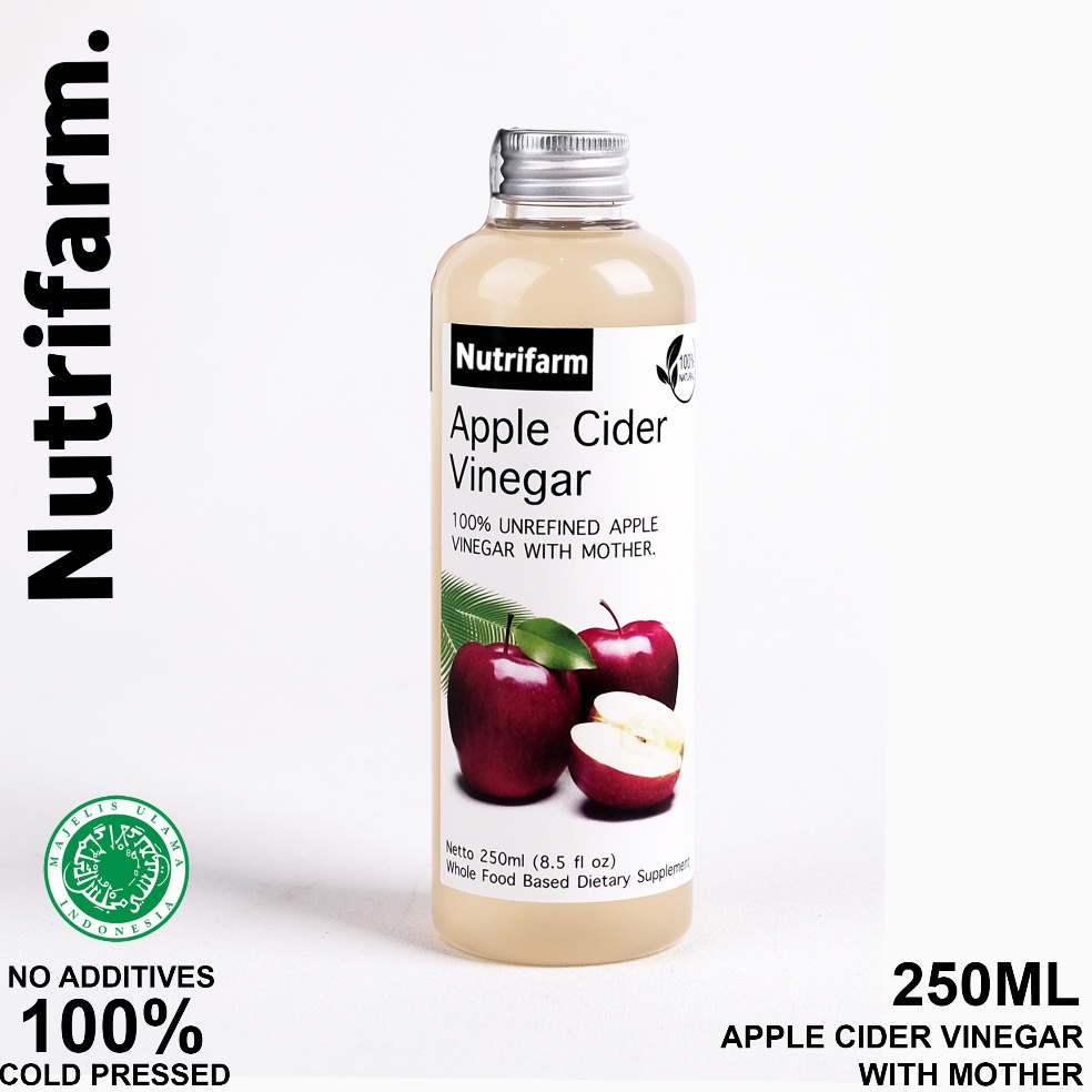

[ΩT88<] CUKA APEL ORIGINAL ORGANIK 250ML / CIDER VINEGAR BRAGG / CIDER VINEGAR WITH THE MOTHER Ready Stock