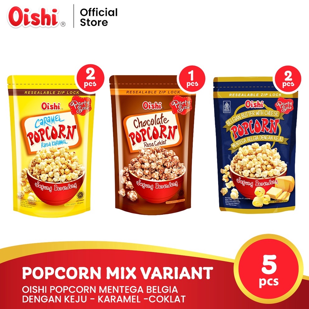 

3l Baru Oishi Popcorn Paket Spesial 1 [280]