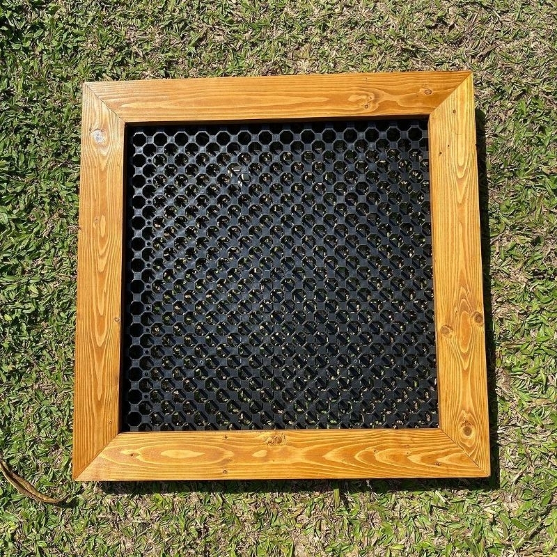 Frame Platycerium 50x50 Cm / Papan Simbar / Bingkai Platy Kayu Jati Drainase Cell