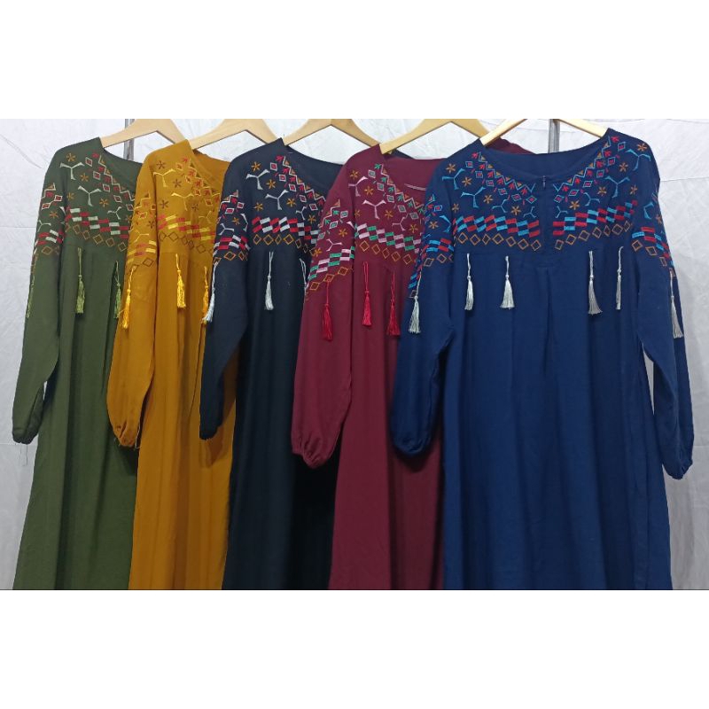 Gamis  Arumi Bordir / gamis bordir rayon / gamis lebaran