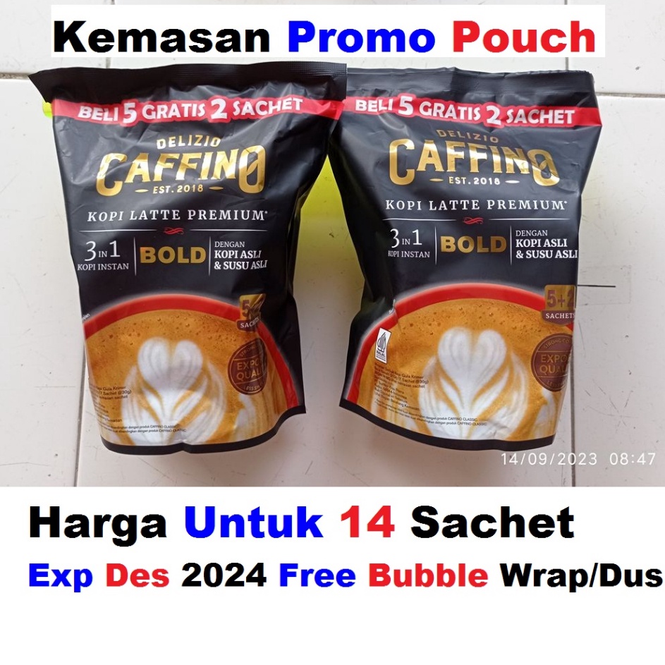 

QCNX4432 [PROMO SALE!!!] CAFFINO Cafino Bold @30g Baru Kemasan Kopi 3in1