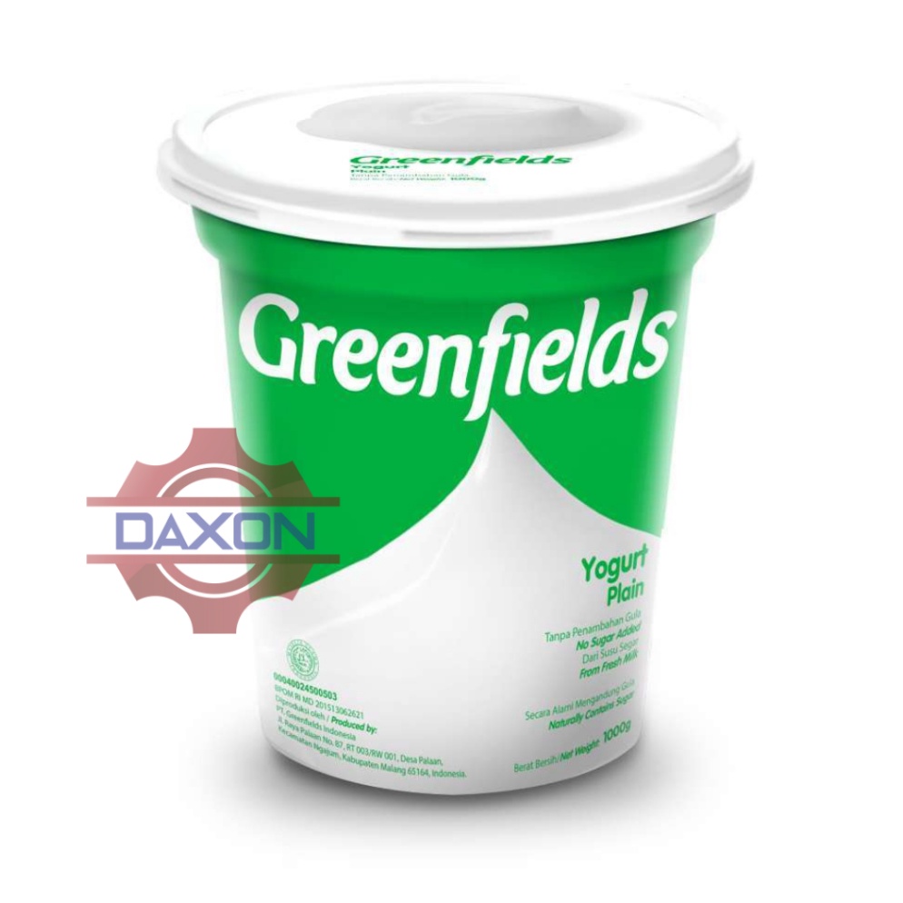 

Re4dy sto0ck Greenfields Yoghurt PLAIN 1L/ 1kg / Greenfield Yoghurt Plain Product Termurah