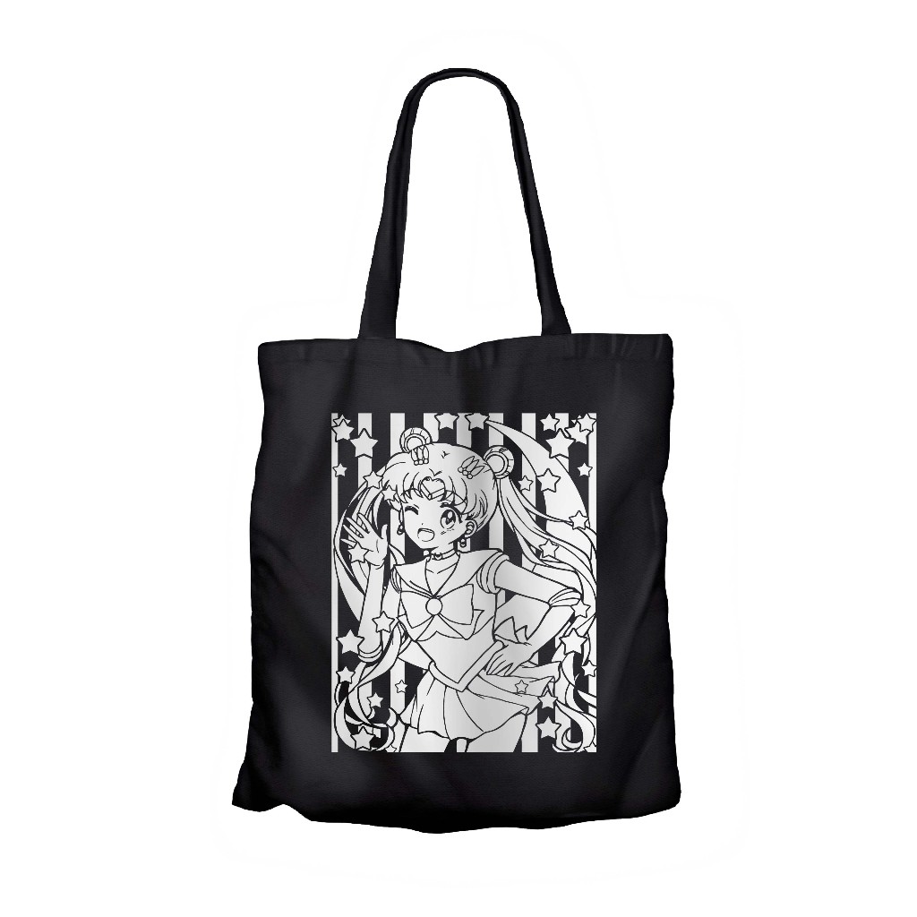 Tote bag anime SAILOR MOON LINE - SAILOR MOON material canvas
