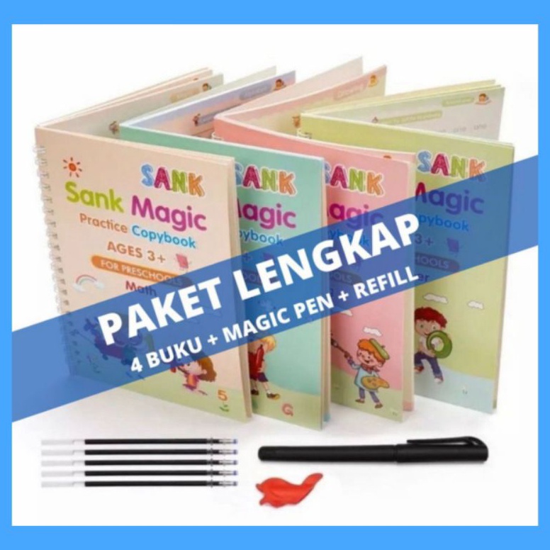 

Pal!ng Popul4r Buku Edukasi Sank Magic (PAKET 4 BUKU) Alat Tulis Sale of Month