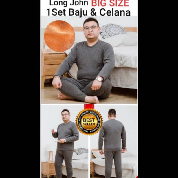 D!skon Long John Pria Musim Dingin Big Size 03 Original