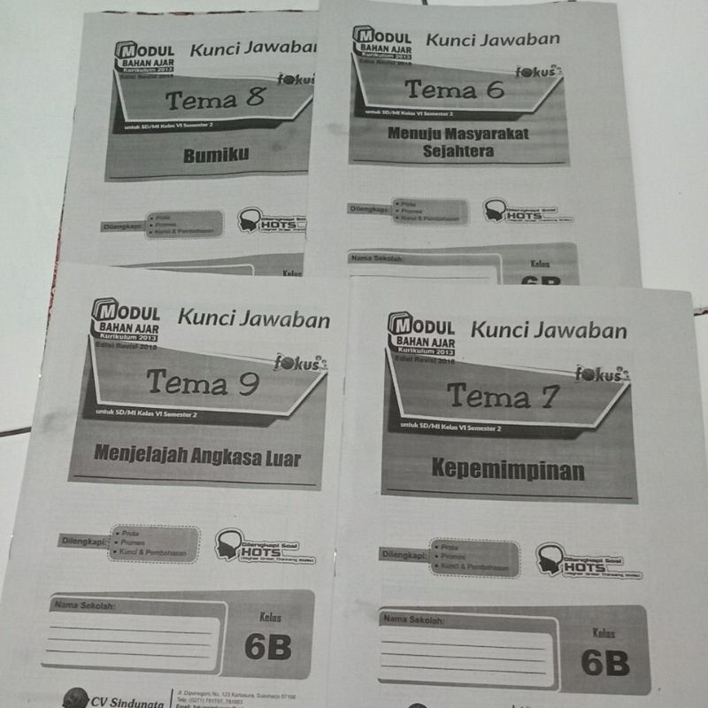 kunci jawaban LKS fokus kelas 6 tahun 2023