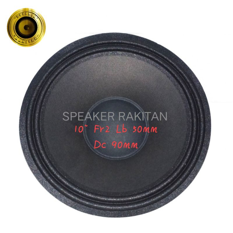 Daun Speaker 10 inch Lubang 2 inch + Duscup .2pcs set