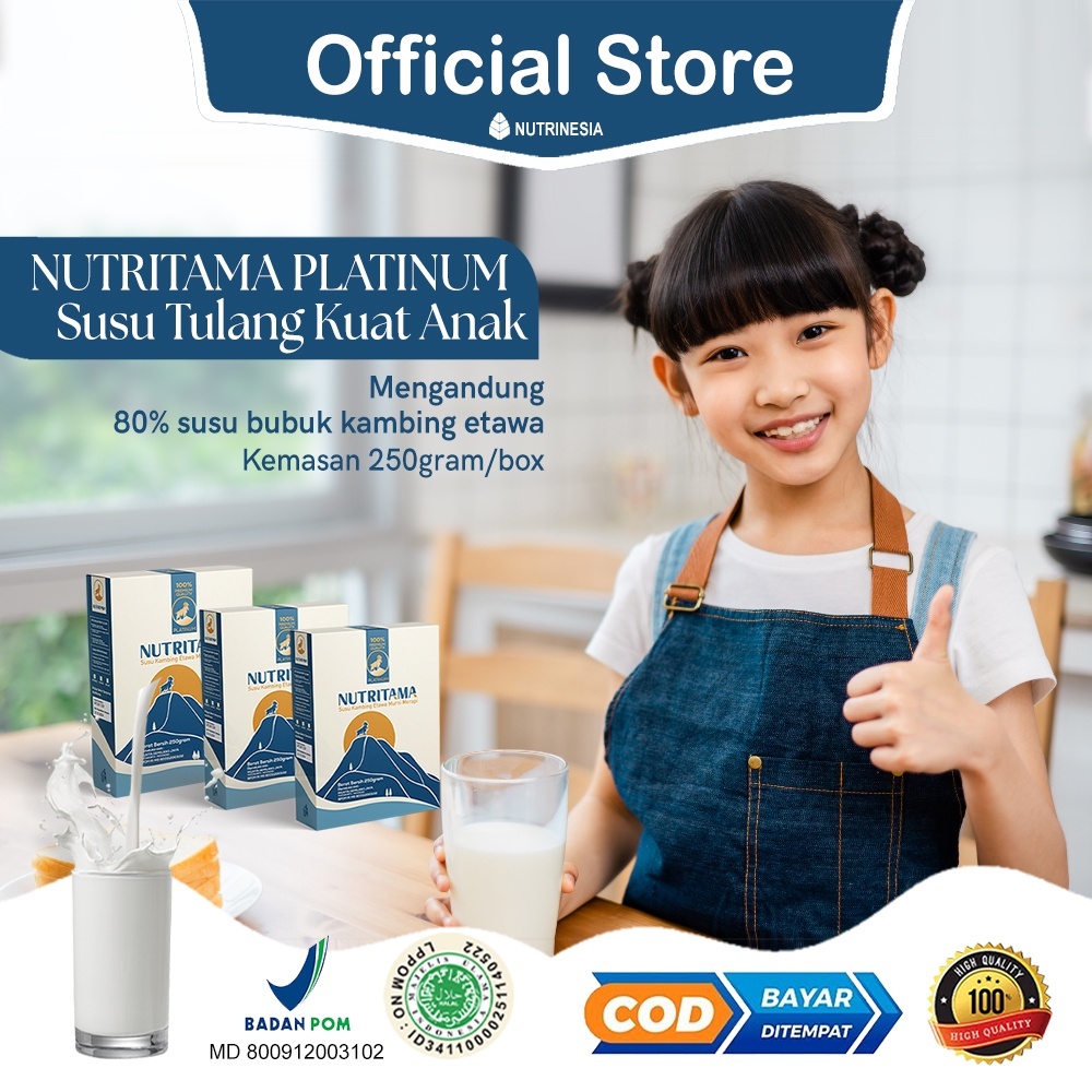 

Susu Kambing Etawa Nutritama Susu Pertumbuhan Tulang Anak - Susu Kecerdasan Anak