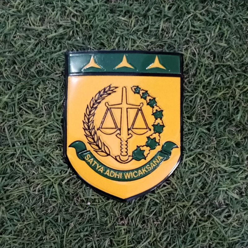 

stiker embos logo KEJAKSAAN/stiker unik