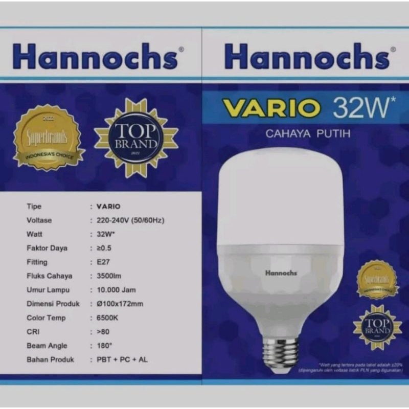 LAMPU HANNOCH VARIO 32 WATT LAMPU LED HANNOCH 32 WATT