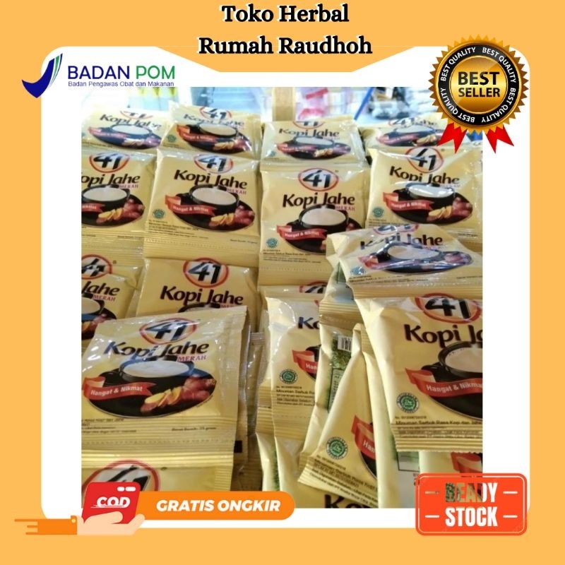 

MINUMAN SERBUK KOPI JAHE 41 - PERSACHET