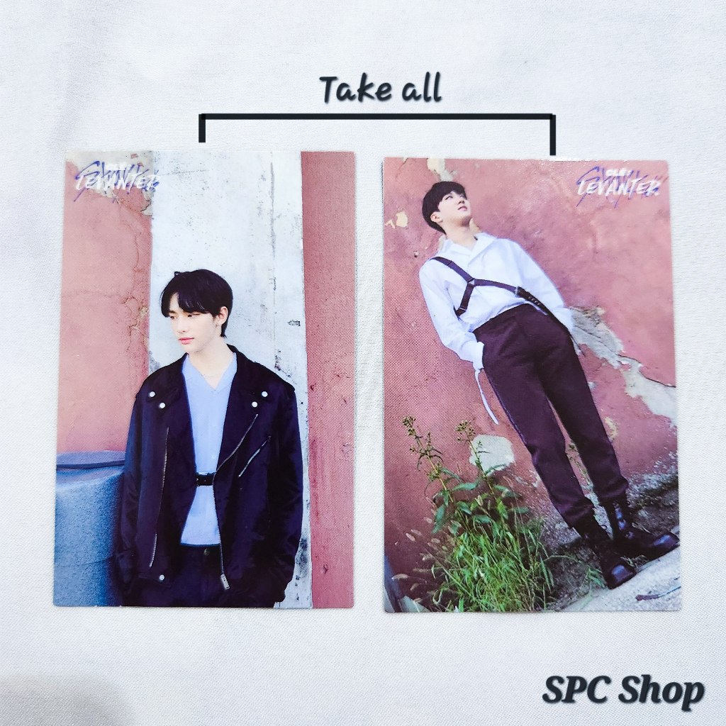 (TAKE ALL) Stray Kids Cle Levanter Album Photocard Changbin & Hyunjin