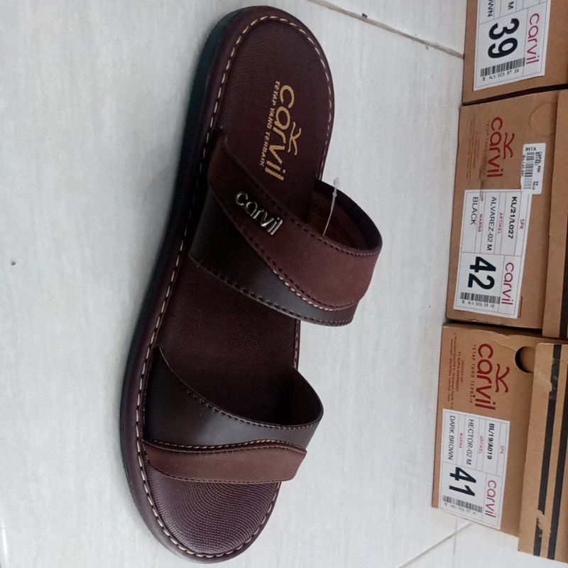 Carvil Hector-02M Sandal Carvil Pria Sandal slop Pria Sandal Carvil ORI
