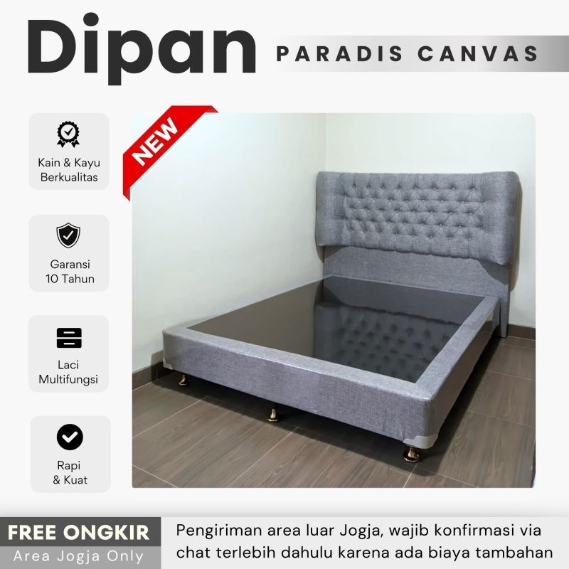 Dipan Paradis Kagawa | Dipan 180 x 200 | Dipan 160 x 200 | COD Jogja Kain Kanvas Kagawa