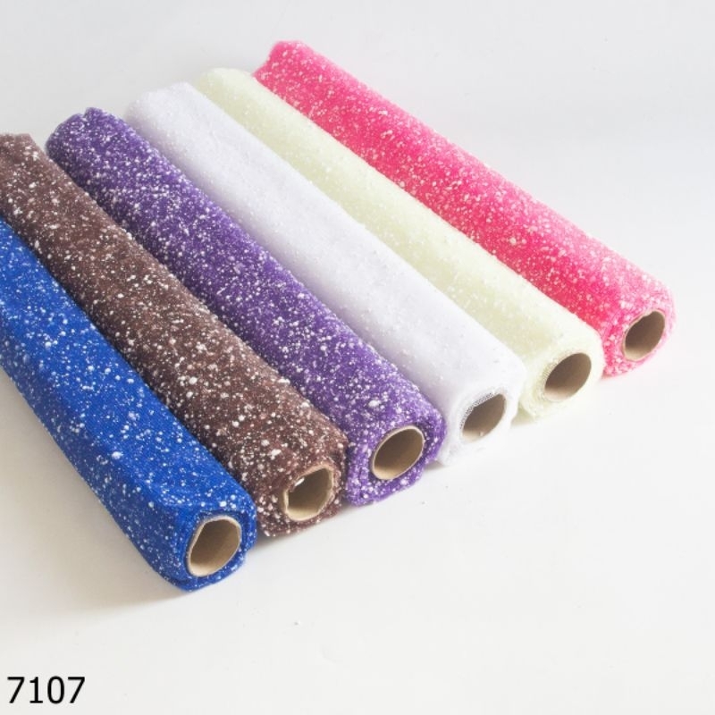

Flower Warp Bouquet Wrapping | Kain Tile Jaring Salju 7107