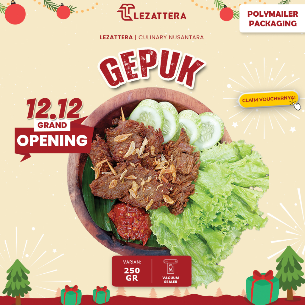 

Gepuk Daging Sapi Frozen Siap Goreng - Lezattera