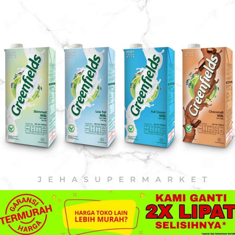 

Sup3r Pr0m0 ⭐SUSU UHT⭐ Greenfields 1 Liter Order Saja Gan