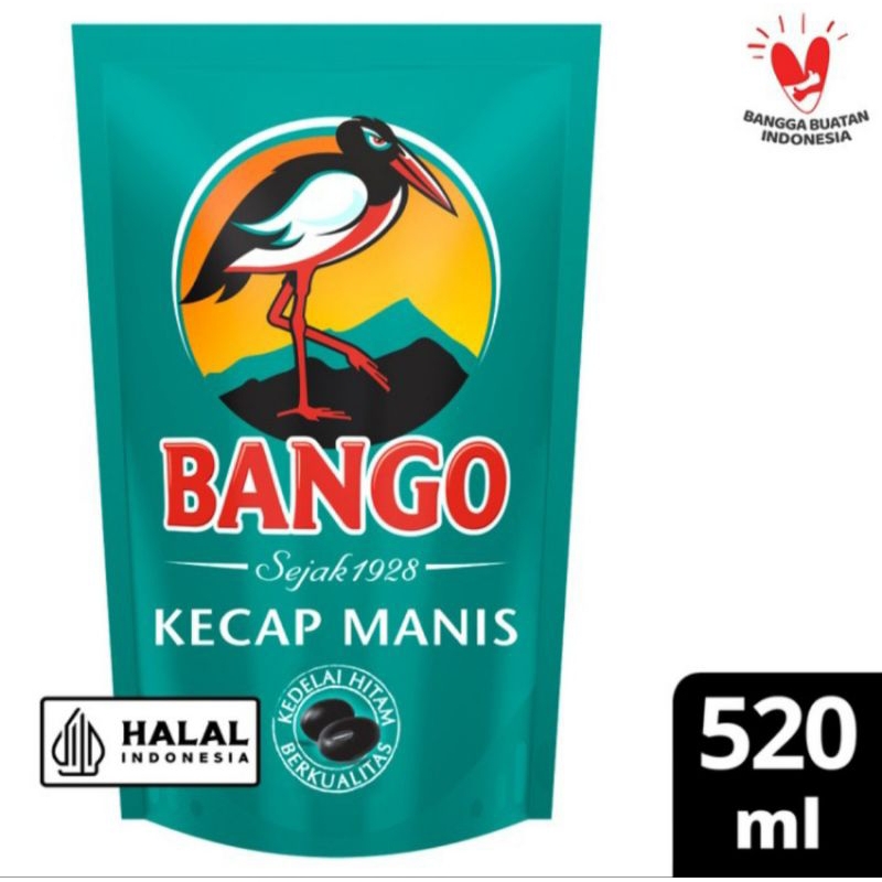 

Bango Kecap Manis Kemasan Pouch Refill 520 ml
