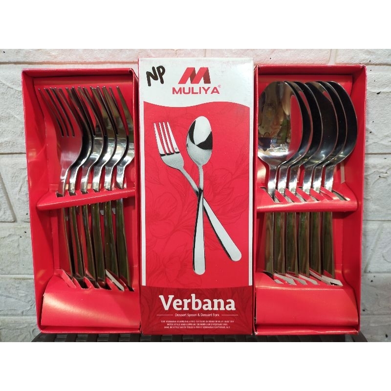 Sendok Stainless Steel Tebal / Sendok Garpu Stainless Steel Tebal / Sendok Garpu Makan Muliya Verban