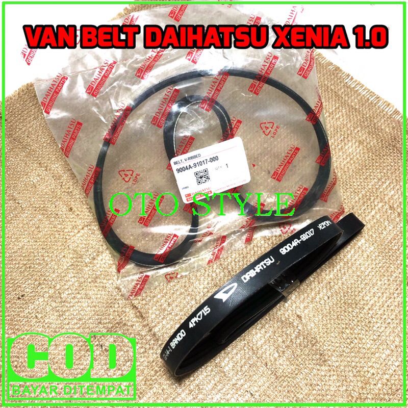 VAN BELT XENIA 1.0 - TALI KIPAS XENIA 1000cc - FAN BELT XENIA 4PK715