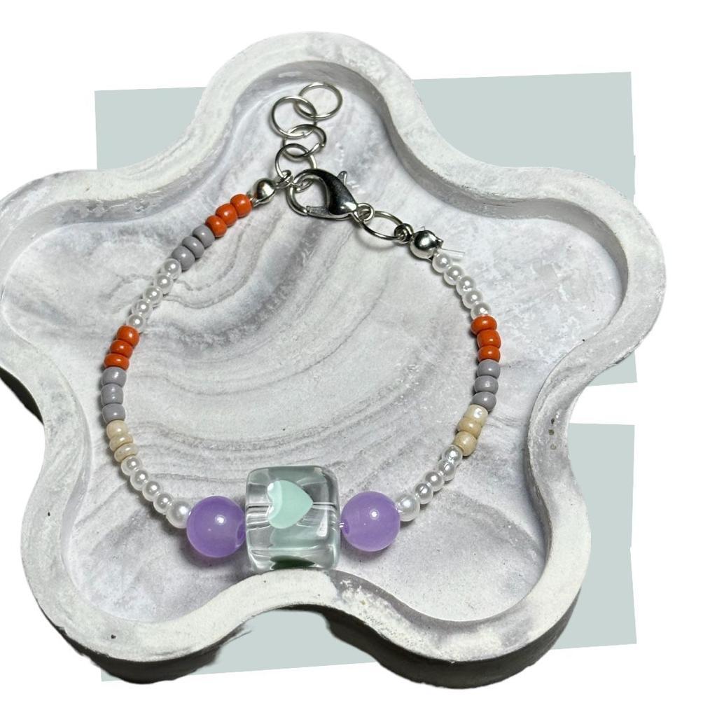 GELANG MANIK MANIK KOREA/GELANG MANIK BEADS/GELANG MANIK MUTIARA LUCU/GELANG MANIK AESTETHIC/GELANG 