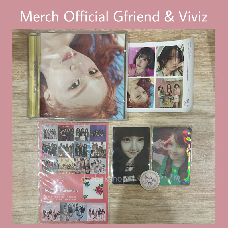 Jewel Case Summer Vibes Viviz Loveade Umji Cover Costume card Japan Gfriend Photocard Yerin LOL Flow