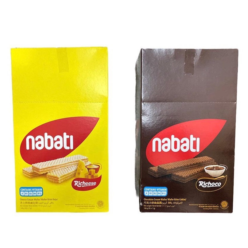 

nabati 500 wafer keju coklat