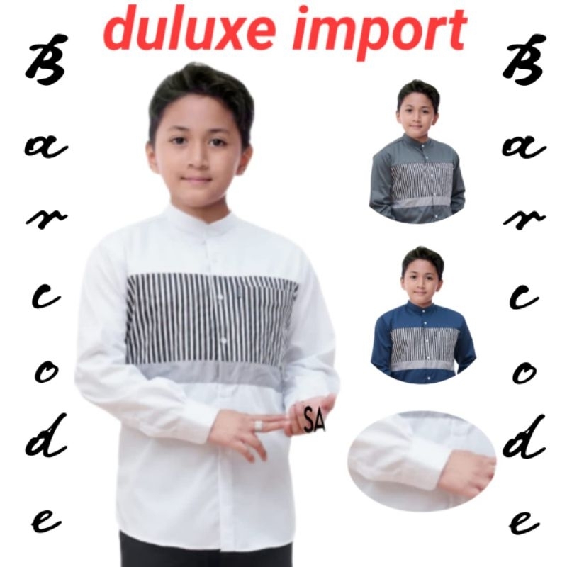 KEMEJA KOKO ANAK UMUR TANGGUNG / KEMKO ANAK LENGAN PANJANG / KEMKO LEBARAN 2023