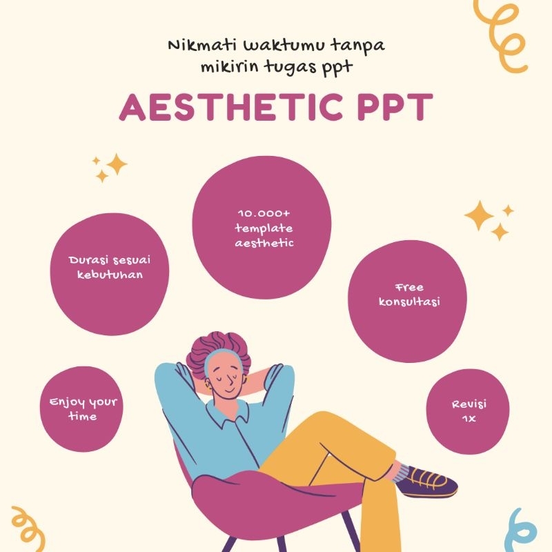 Jasa pembuatan PPT Aesthetic | Desain PPT modern | Harga Murah