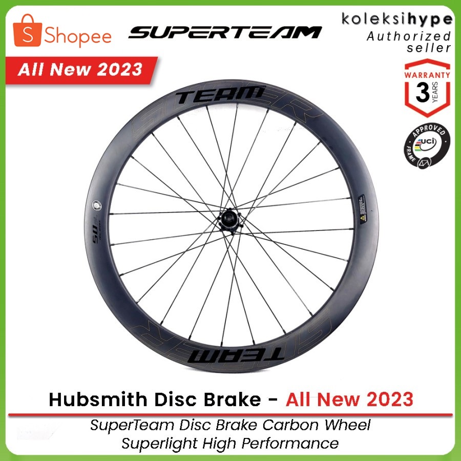 Superteam NEW Hubsmith Superlight 2023 Carbon Wheelset