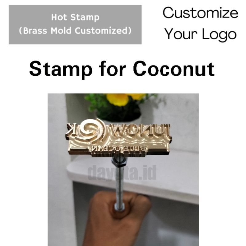 

Hot Stamp Coconut | Hot Stamp Kelapa | Stamp Bakar | Stamp Kayu