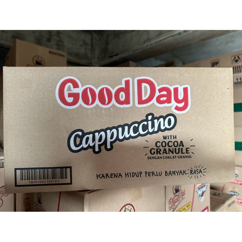 

good day capucino 1 karton isi 12 renceng