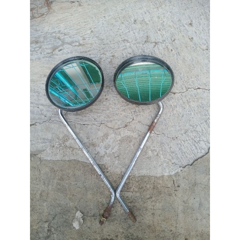 Spion kaca spion Yamaha v75 v70 v80 bulat drat 12